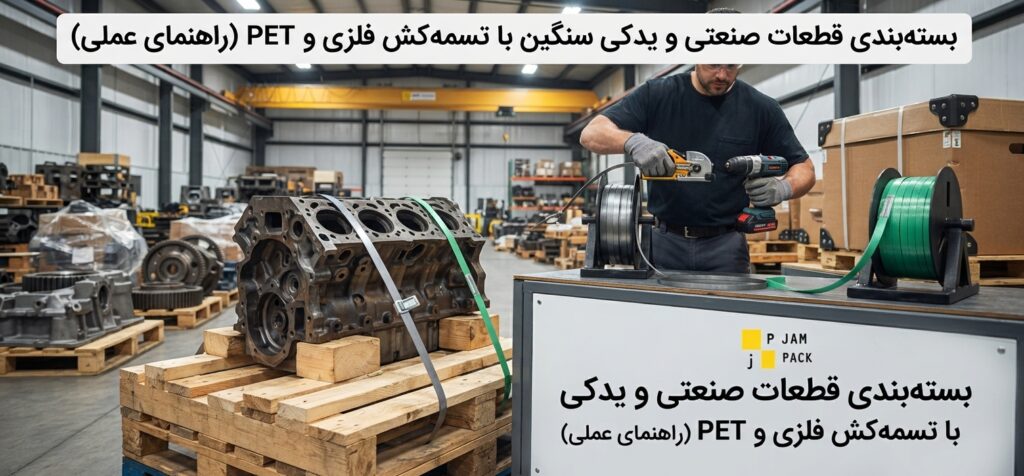 Heavy-Duty Industrial & Spare Parts Packaging with Steel and PET Strapping (A Practical Guide)
