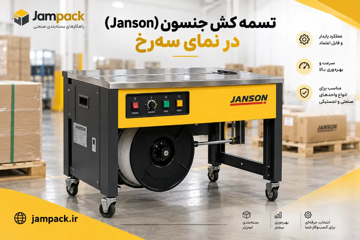 دستگاه تسمه کش صنعتی جنسون Janson